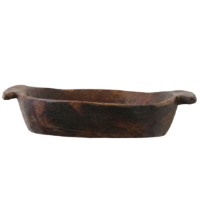 קערת בצק עתיקה בגוון כהה