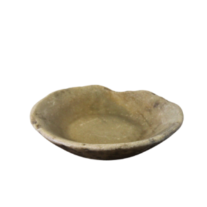 קערת אבן שיש גולמית אורגנית